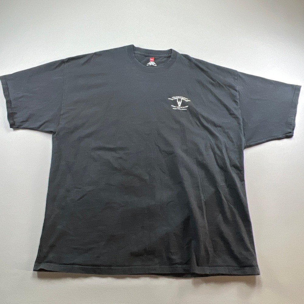 Hanes Tagless T Shirt Men 4XL Black World Famous Sorry Gulch Saloon Print Cotton